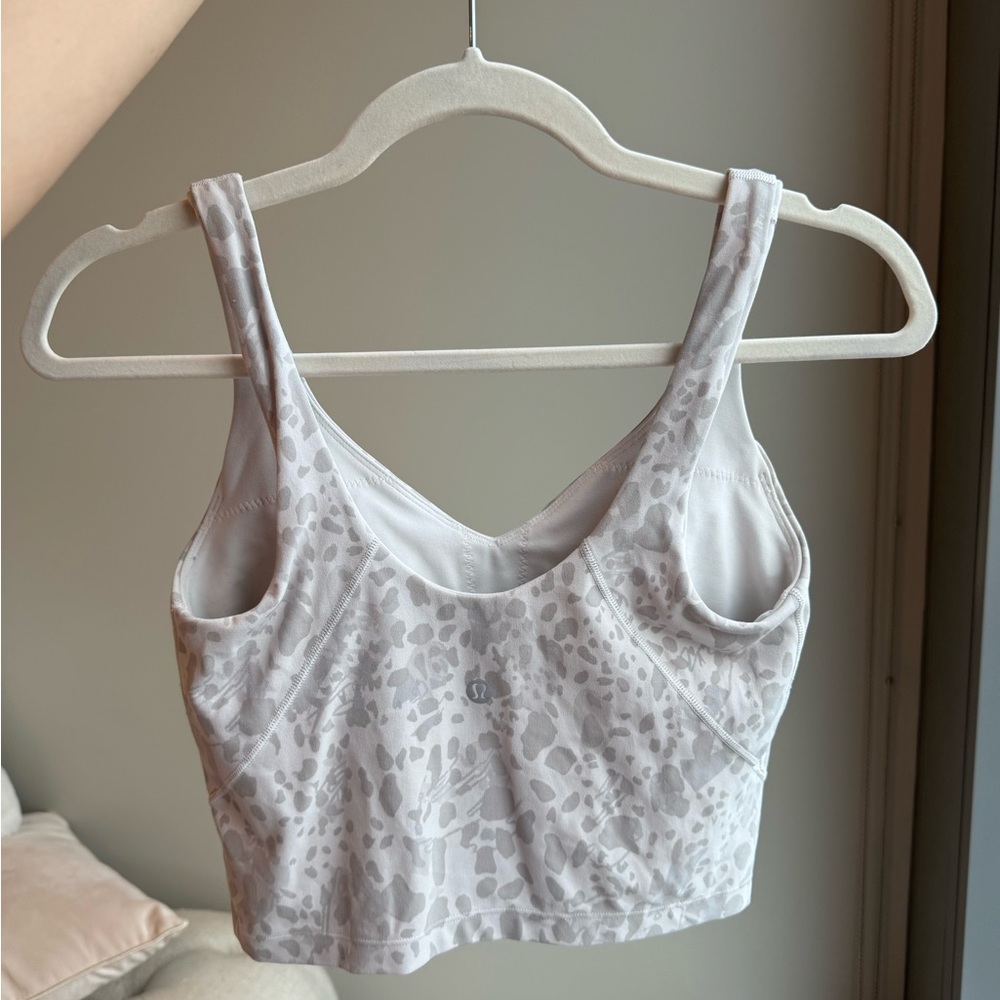 Lulu lemon align top. Sports bra size 6.